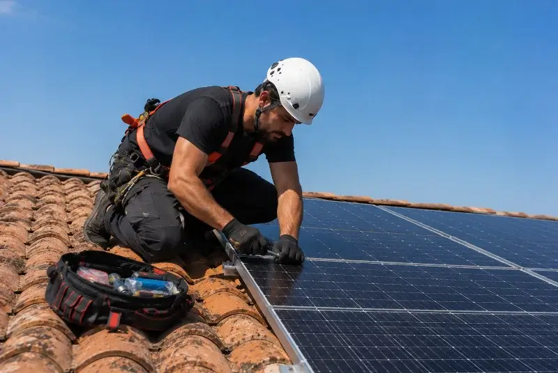 Maintenance et monitoring de panneaux solaires à Niederlauterbach